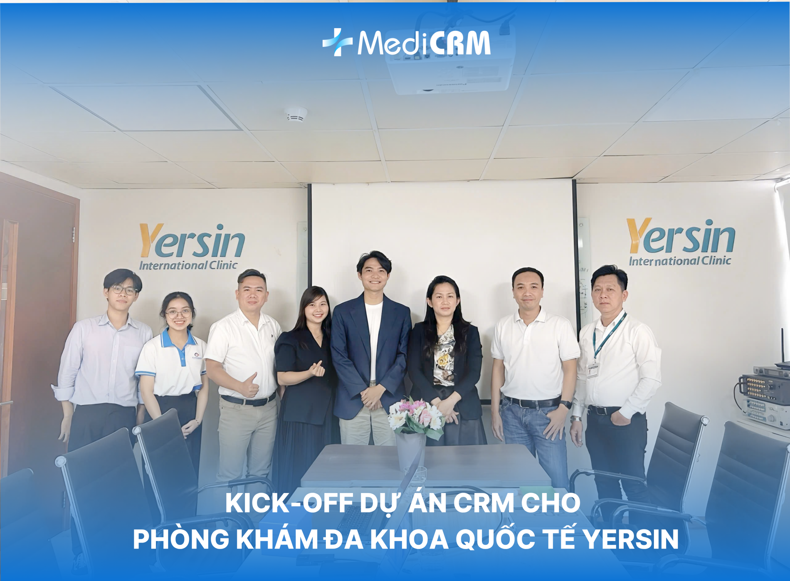 MediCRM triển khai CRM tại Phòng khám Yersin