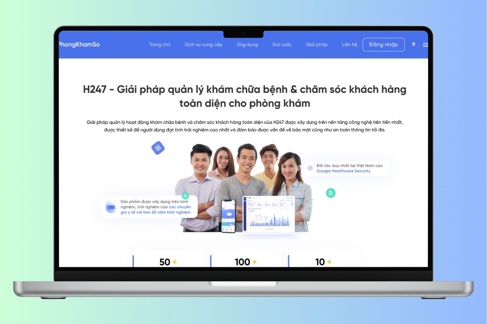 H247 - Giải pháp quản lý khám chữa bệnh và chăm sóc y tế khách hàng