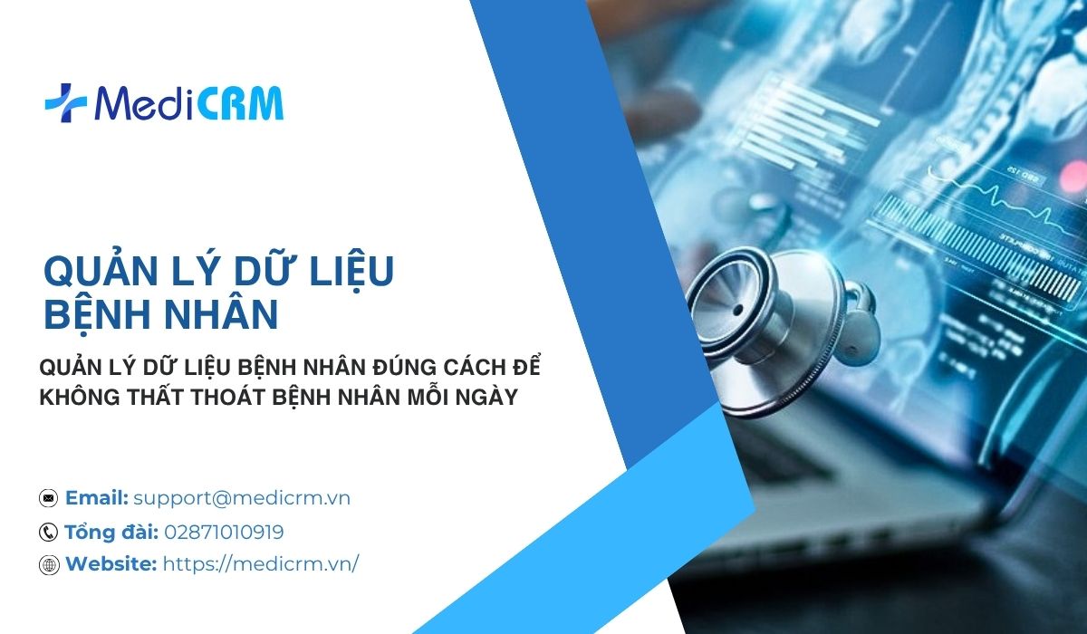 Quản lý dữ liệu bệnh nhân