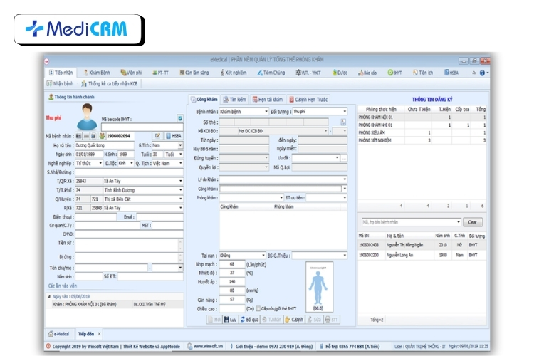 Quản lý lịch hẹn và phân luồng là tính năng nổi bật của HIS