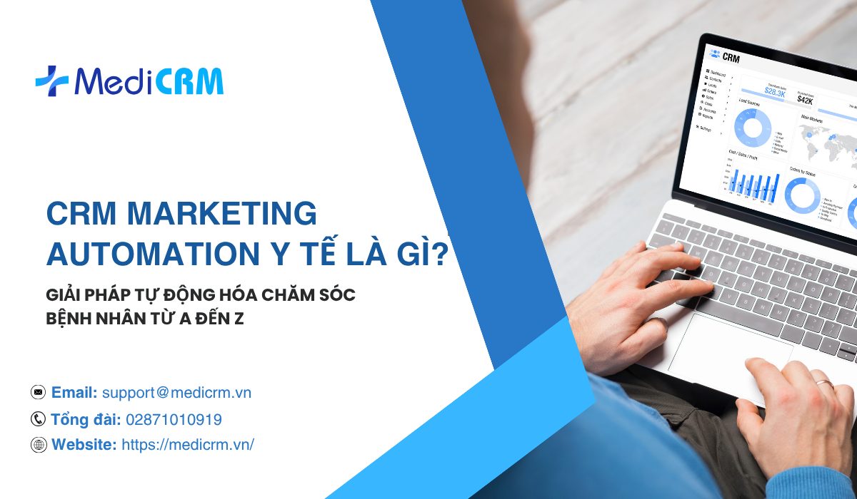 CRM marketing automation y tế là gì? Giải pháp tự động hóa chăm sóc bệnh nhân từ A đến Z